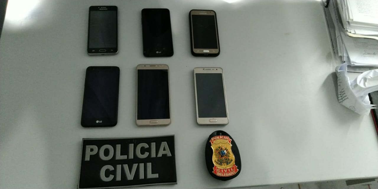 POLÍCIA CIVIL RECUPERA SEIS CELULARES ROUBADOS E FURTADOS EM PEDRA BRANCA DO AMAPARI